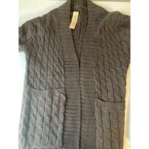 Lavish Studio Duster Cardigan Sweater Approximately 52 Inches Long